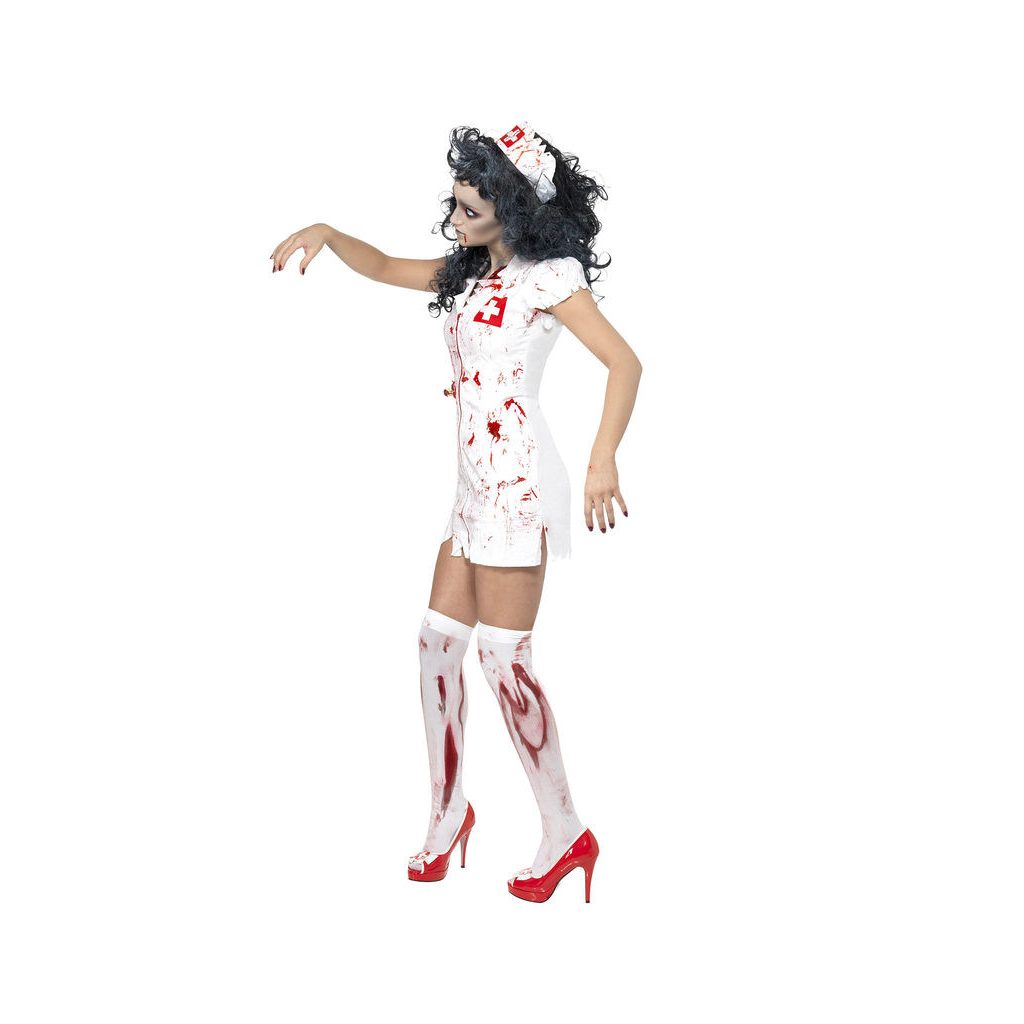 D Guisement Zombie Infirmi Re Femme Halloween Moncostume Ch