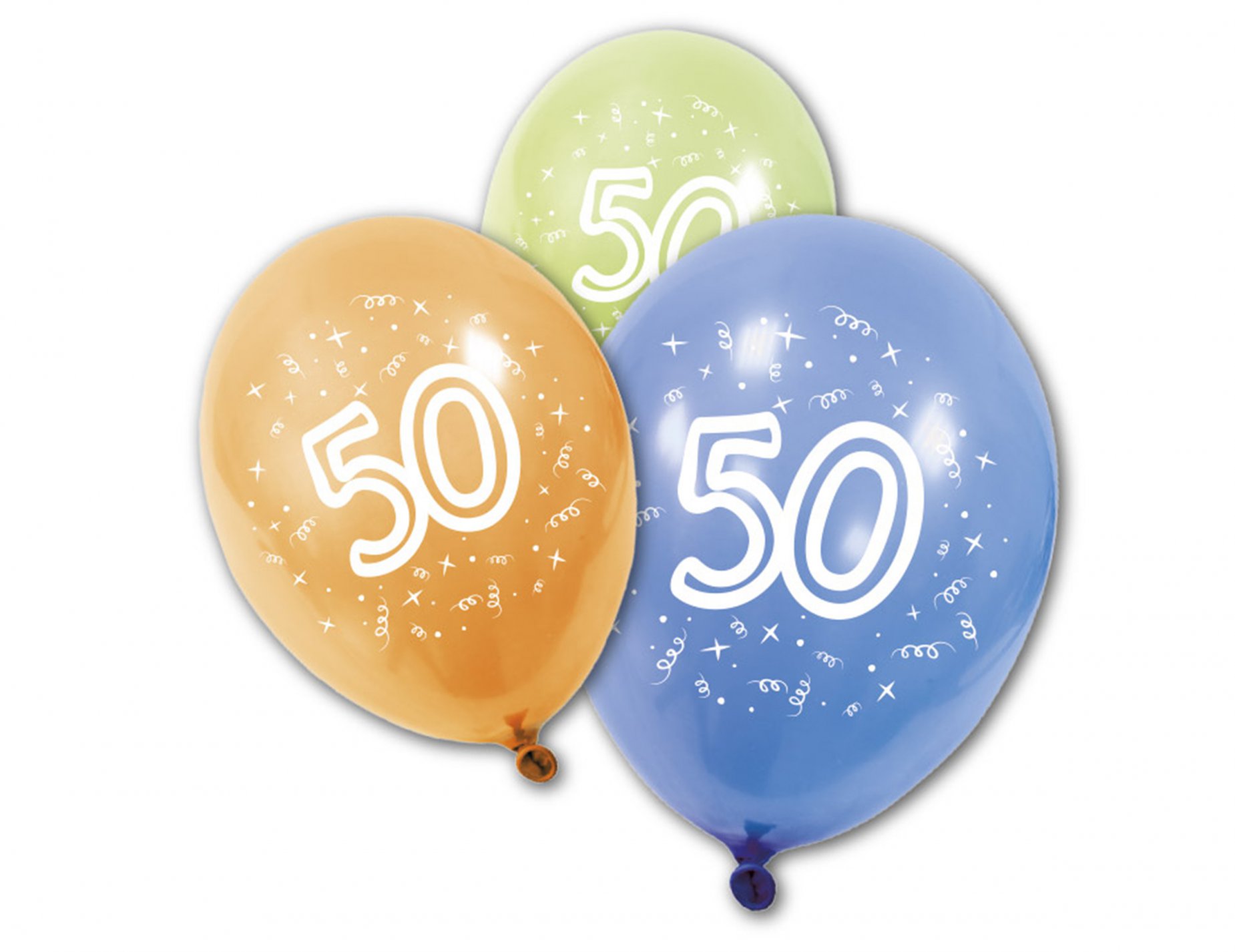 8 Ballons Anniversaire 50 Ans Moncostume Ch