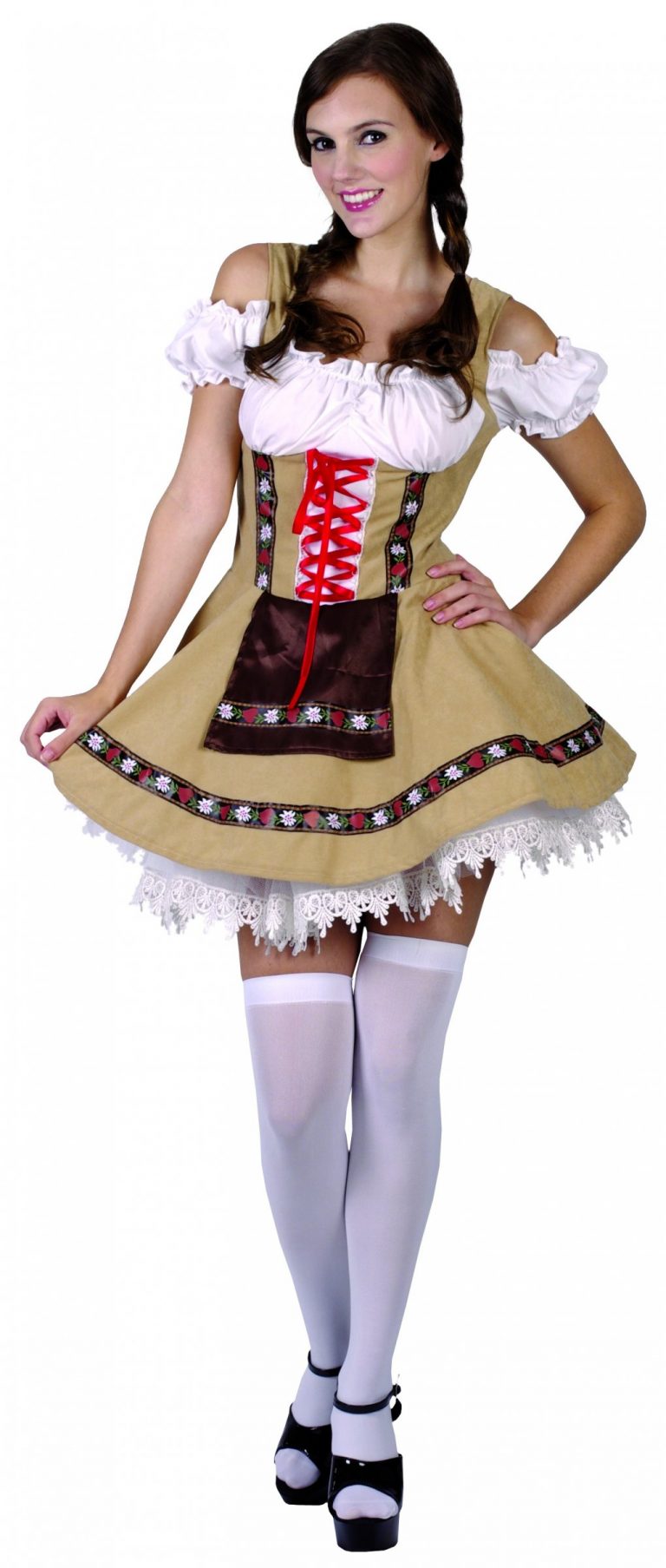 Dirndl Femme Oktoberfest Costume Bavarois Traditionnel - Robe Bavaroise Authentique