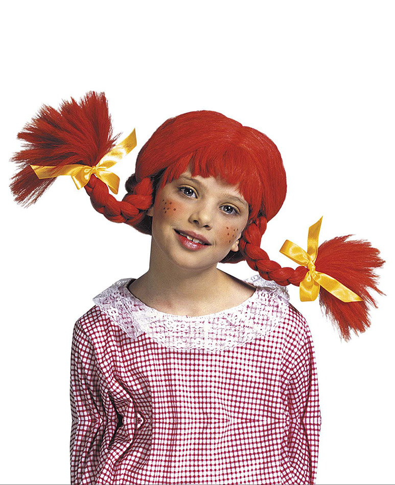 perruque rousse enfant