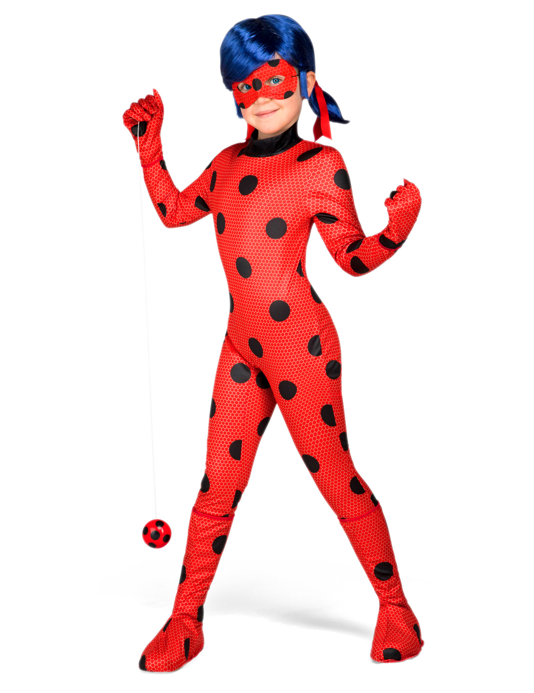 Pyjama Déguisement Lady Bug Rouge - Taille XS, 100% Polyester, Pour Adulte